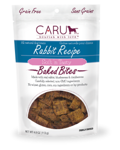 Caru Soft ‘n Tasty Natural Rabbit Bites Treats For Dogs