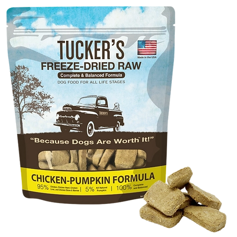 Tucker's Chicken Pumpkin Formula Freeze Dried Raw Food For Dogs