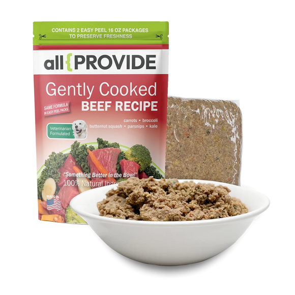 All Provide Beef Gently Cooked Frozen Raw Food For Dogs