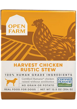 Open Farm Harvest Chicken Rustic Stew Grain Free Wet Food For Dogs