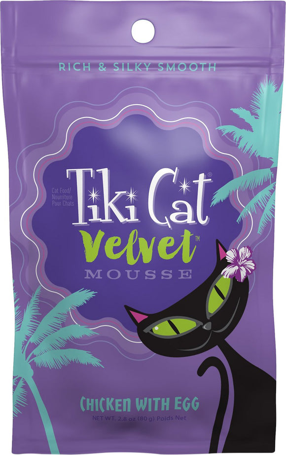 Tiki Cat Velvet Mousse Chicken & Egg Grain Free Wet Cat Food