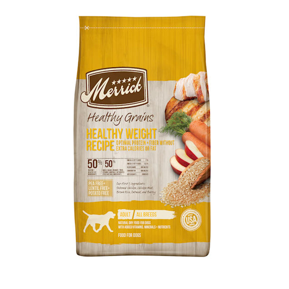 Merrick Healthy Grains Weight Chicken Grain Inclusive Dry Dog Food