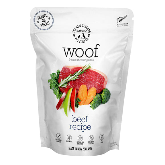 New Zealand Natural Woof Beef Grain-Free Freeze Dried Dog Food