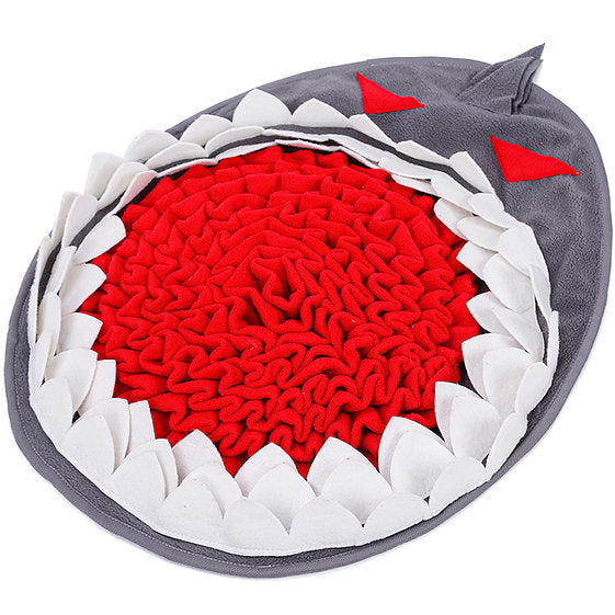 Injoya Snuffle Mat Shark Dog Toy