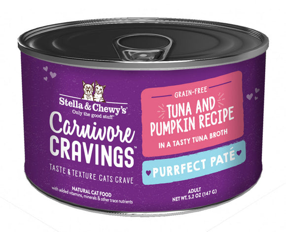 Stella & Chewy's Carnivore Cravings Pate Tuna & Pumpkin Cat Wet Food