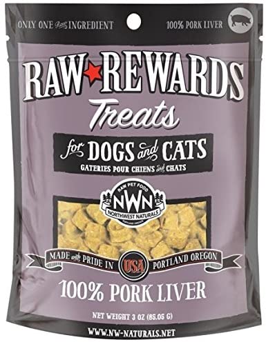 Northwest Naturals Pork Liver Grain Free Raw Rewards Freeze Dried Treats For Dogs And Cats
