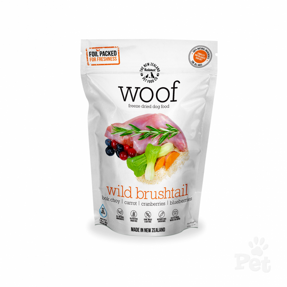 New Zealand Natural Woof Wild Brushtail Grain-Free Freeze Dried Dog Food