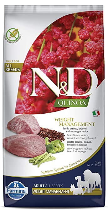 Farmina N&D Quinoa Grain Free Medium Maxi Duck & Broccoli Neutered Dry Dog Food