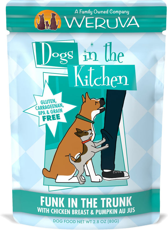 Weruva Dogs In The Kitchen Funk In The Trunk With Chicken Breast & Pumpkin Au Jus Grain Free Wet Dog Food