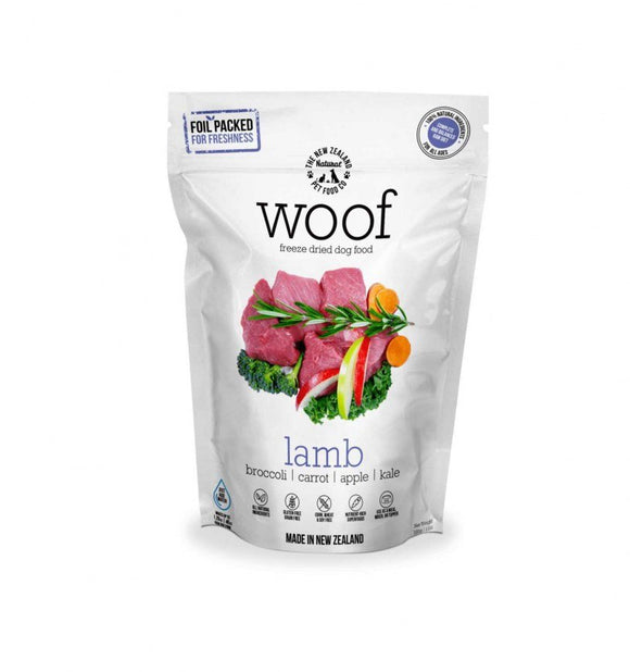 New Zealand Natural Woof Lamb Grain-Free Freeze Dried Dog Food