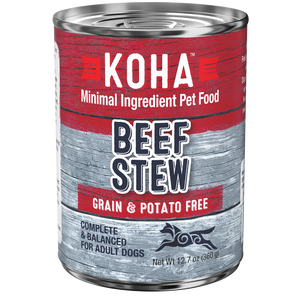 Koha Minimal Ingredient Beef Stew Grain Free Grain Free Wet Dog Food