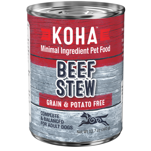 Koha Minimal Ingredient Beef Stew Grain Free Grain Free Wet Dog Food