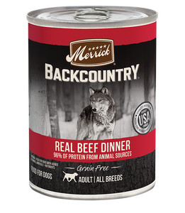 Merrick Backcountry 96% Beef Grain Free Wet Dog Food