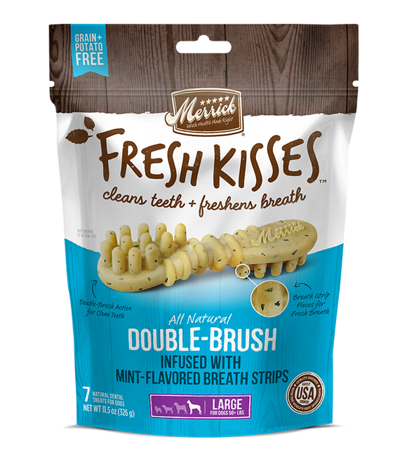 Merrick Fresh Kiss Large Breeds Mint Grain Free Dog Treats