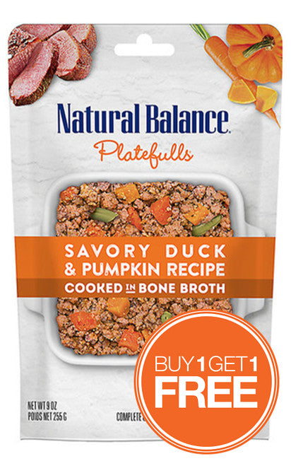 Natural Balance PlateFulls Duck And Pumpkin Dog Food Topper