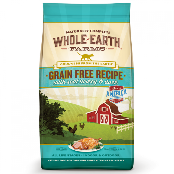 Merrick Whole Earth Farm Turkey And Duck Grain Free Dry Cat Food