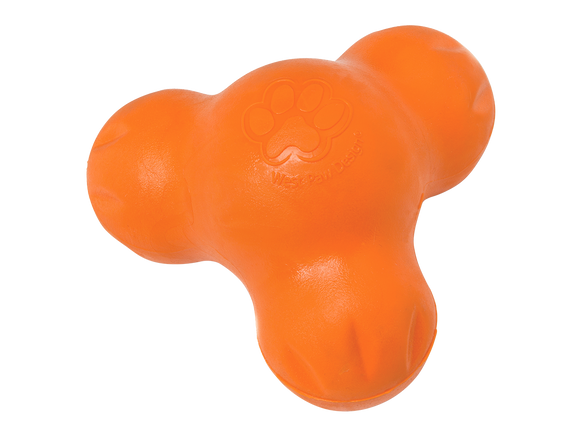 West Paw Tux Treat Dispensing Tangerine Dog Chew Toy