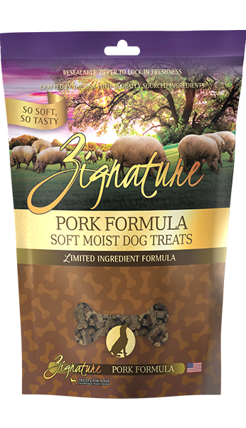 Zignature Pork Soft Moist Treats For Dogs