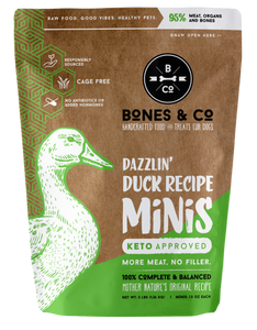 Bones & Co Dazzlin Duck Recipe Frozen Dog Food