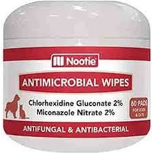 Nootie Medicated Antimicrobial Pet Wipes For Dogs & Cats Supplement