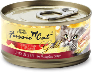 Fussie Cat Super Premium Chicken Beef In Pumpkin Soup Recipe Grain Free Wet Food For Cats