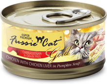 Fussie Cat Super Premium Chicken And Chicken Liver In Pumpkin Soup Recipe Grain Free Wet Food For Cats