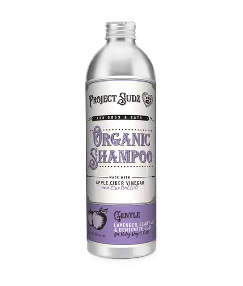 Project Sudz Gentle Lavender Clary Sage Liquid Organic Shampoo For Dog And Cat