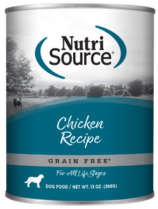 Nutrisource Chicken Formula Grain Free Wet Food For Dogs