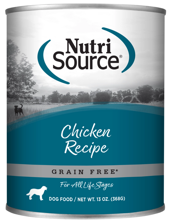 Nutrisource Chicken Formula Grain Free Wet Food For Dogs