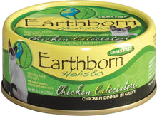 Earthborn Holistic Chicken Catcciatori Chicken Dinner With Vegetables Gravy Grain Free Wet Food For Cats