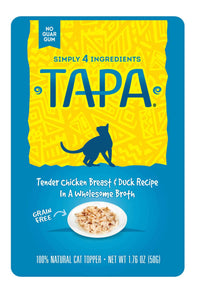 Rawz Tapa Chicken Breast And Duck Pouch Grain Free Dry Food Topper For Cats