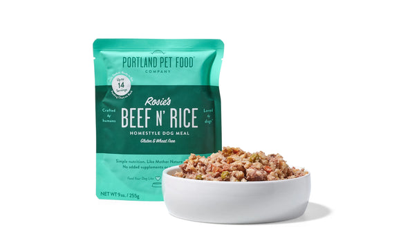 Portland Pet Food Company Rosies Beef And Rice Homestyle Meal Wet Food For Dogs