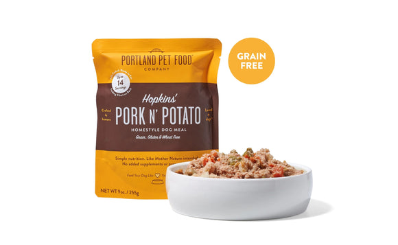 Portland Pet Food Company Hopkins Pork And Potato Homestyle Meal Wet Food For Dogs