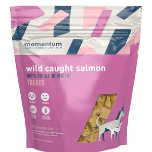Momentum Wild Caught Salmon Freeze-Dried Raw Treat For Dog & Cat