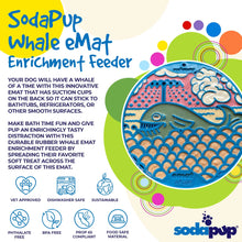 Sodapup Blue Whale Lick Mat with Suction Cup