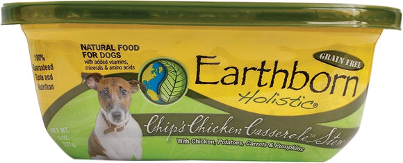 Earthborn Holistic Chips Chicken Casserole Grain Free Wet Food For Dogs