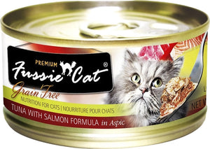 Fussie Cat Premium Tuna And Salmon In Aspic Recipe Grain Free Wet Food For Cats