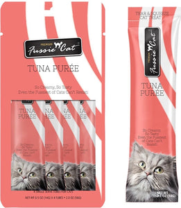 Fussie Cat Tuna Aspic Puree Grain Free Wet Treats For Cats