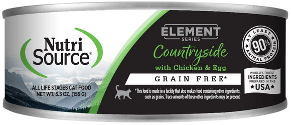 Nutrisource Element Countryside With Chicken And Egg Formula Grain Free Dry Food For Cats