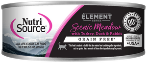 Nutrisource Element Scenic Meadows With Turkey Duck And Rabbit Formula Grain Free Dry Food For Cats