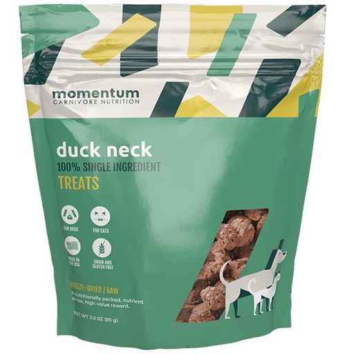 Momentum Duck Neck Freeze-Dried Raw Treat For Dog & Cat