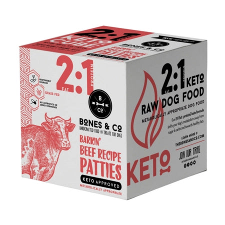 Bones & Co Barking Beef Keto Cubes Frozen Frozen Food For Dogs