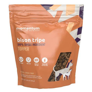 Momentum Grass-Fed Bison Tripe Topper Freeze-Dried Raw Food For Dog & Cat