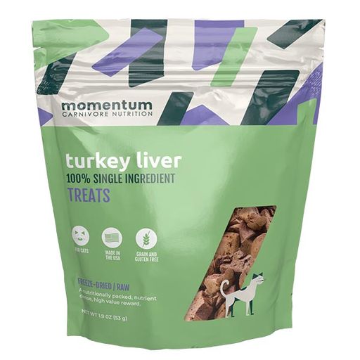 Momentum Turkey Liver Freeze-Dried Raw Treat For Cat