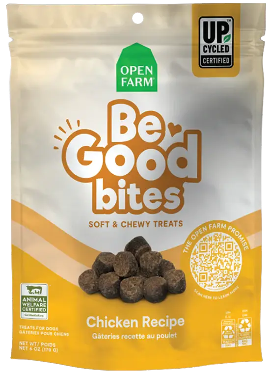 Open Farm Chicken Be Good Bites Dehydrated Freeze Dried Treats For Dogs