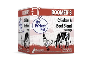 My Perfect Pet Boomers Chicken Beef Blend Gently Cooked Frozen Food For Dogs