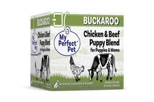 My Perfect Pet Buckaroo Chicken And Beef Puppy Blend Frozen Food For Dogs