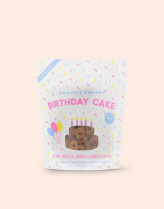 Bocce's Bakery Birthday Cake Biscuits Crunchy Treats For Dogs