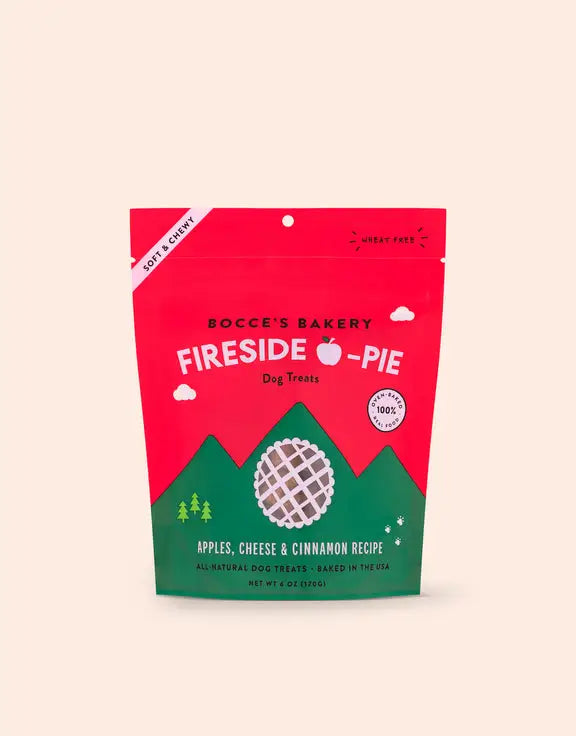Bocce's Bakery Fireside Apple Pie Soft Chewy Treats For Dogs