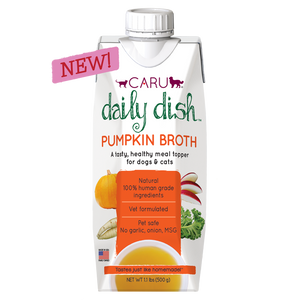 Caru Daily Dish Pumpkin Broths For Dogs & Cats